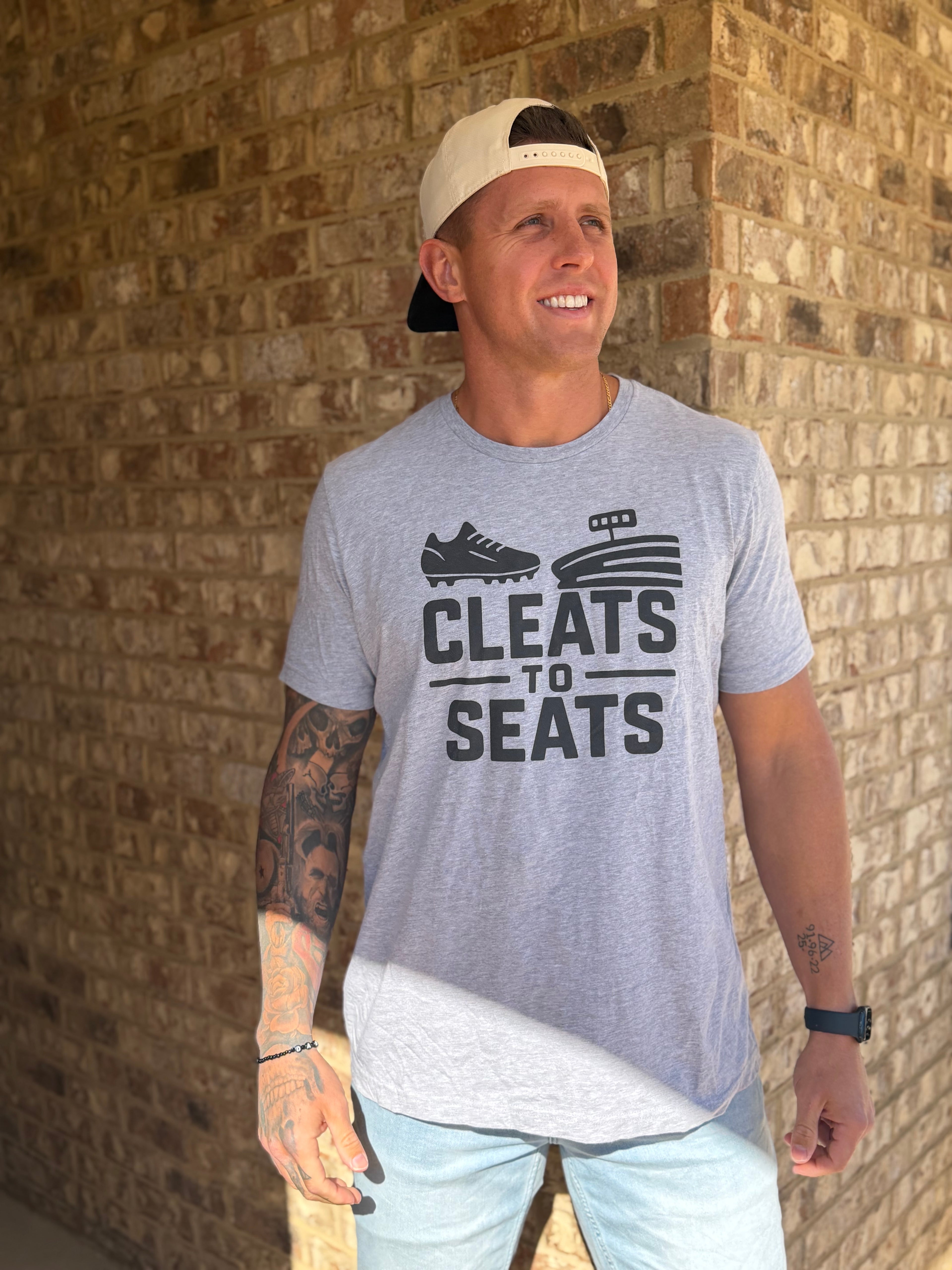 Cleats to Seats Logo T‑Shirt — Official Fan Tee