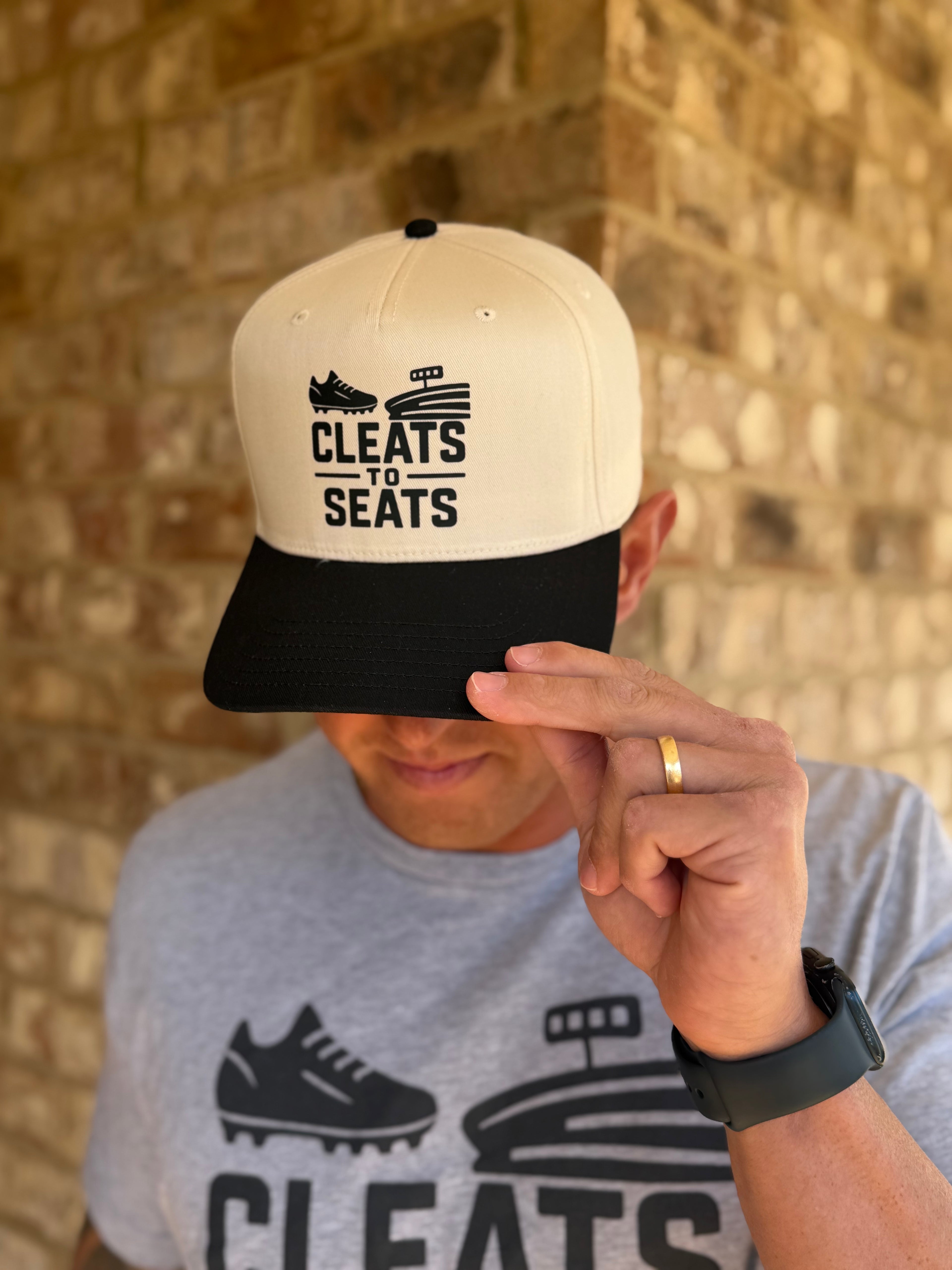 Cleats to Seats Baseball Cap — Sports Fan Hat